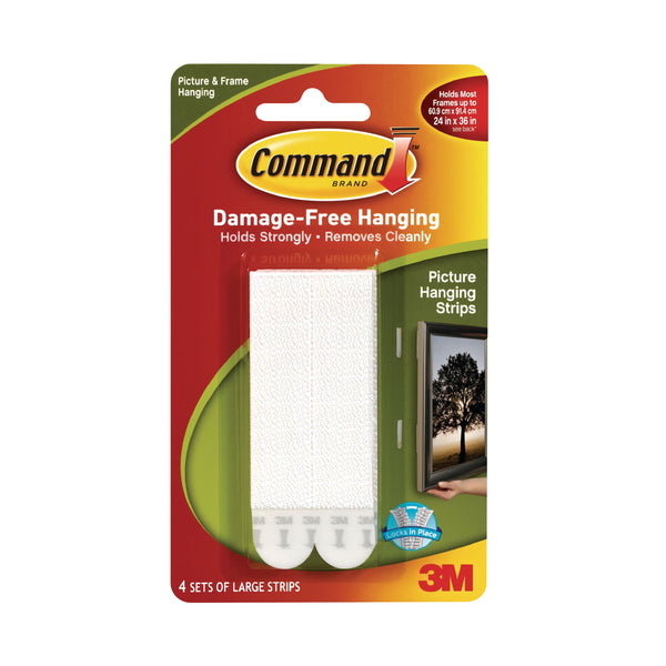 Command Large Picture Hanging Strip Clipstrip – (Pack of 12)