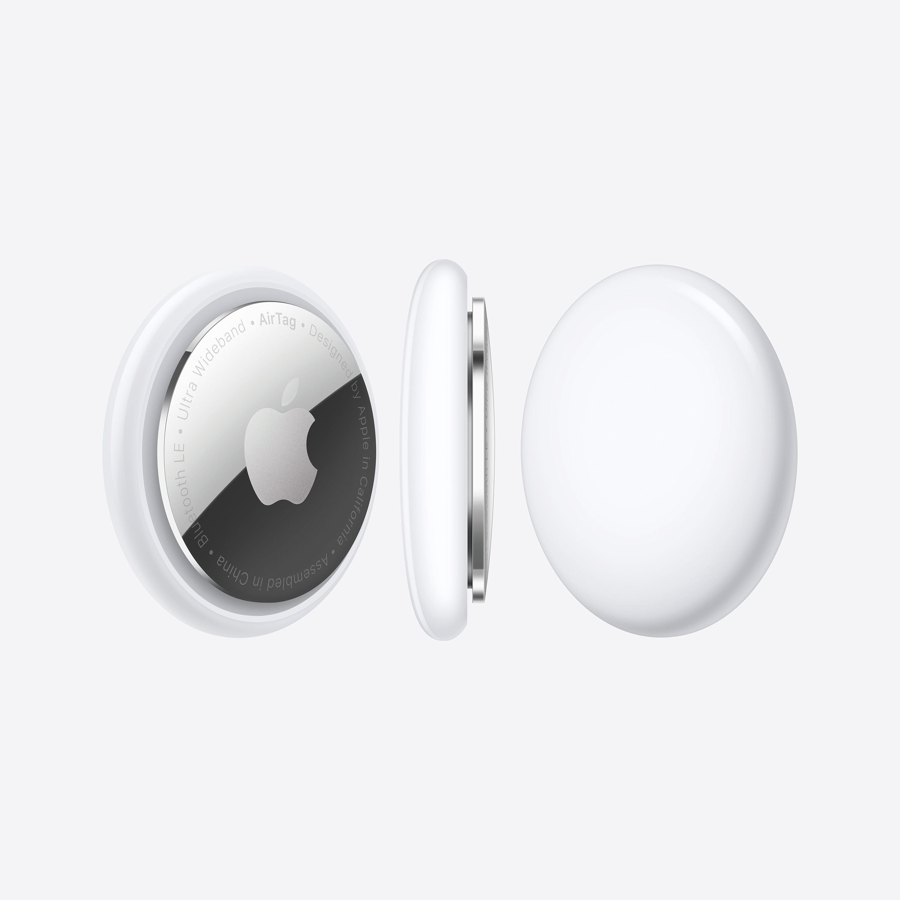 Apple Airtag Finder Bluetooth Silver/White – (Pack of 4)
