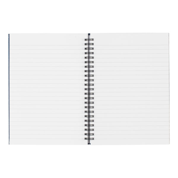 5 Star Office Twinbound Hardback A5 140pg Indigo  (Pack of 5)