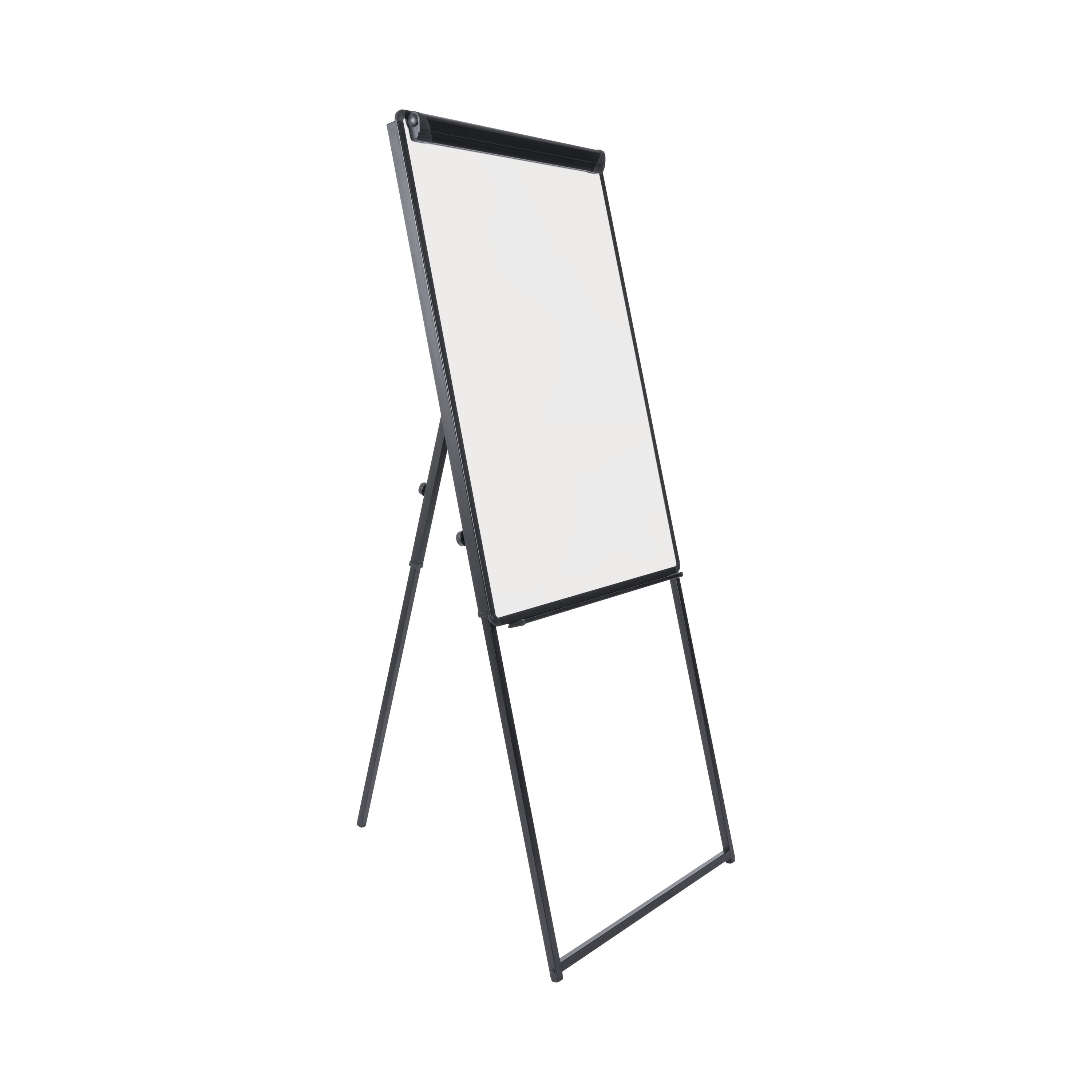 Bi-office Classic Non-magnetic Footbar Easel Black 70x100cm Ea2300007