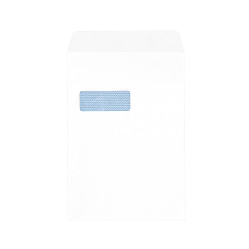 5 Star Office Envelopes Pocket Peel/seal Window 100gsm C4 324x229mm White – (Pack of 250)