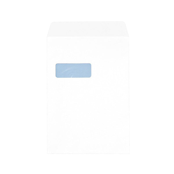 5 Star Office Envelopes Pocket Peel/seal Window 100gsm C4 324x229mm White  (Pack of 250)