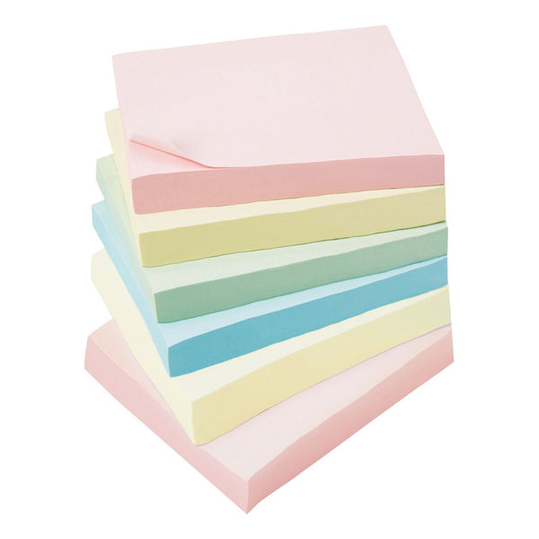 5 Star Sticky Notes Extra Sticky Removable Neon Assorted  (Pack of 6)
