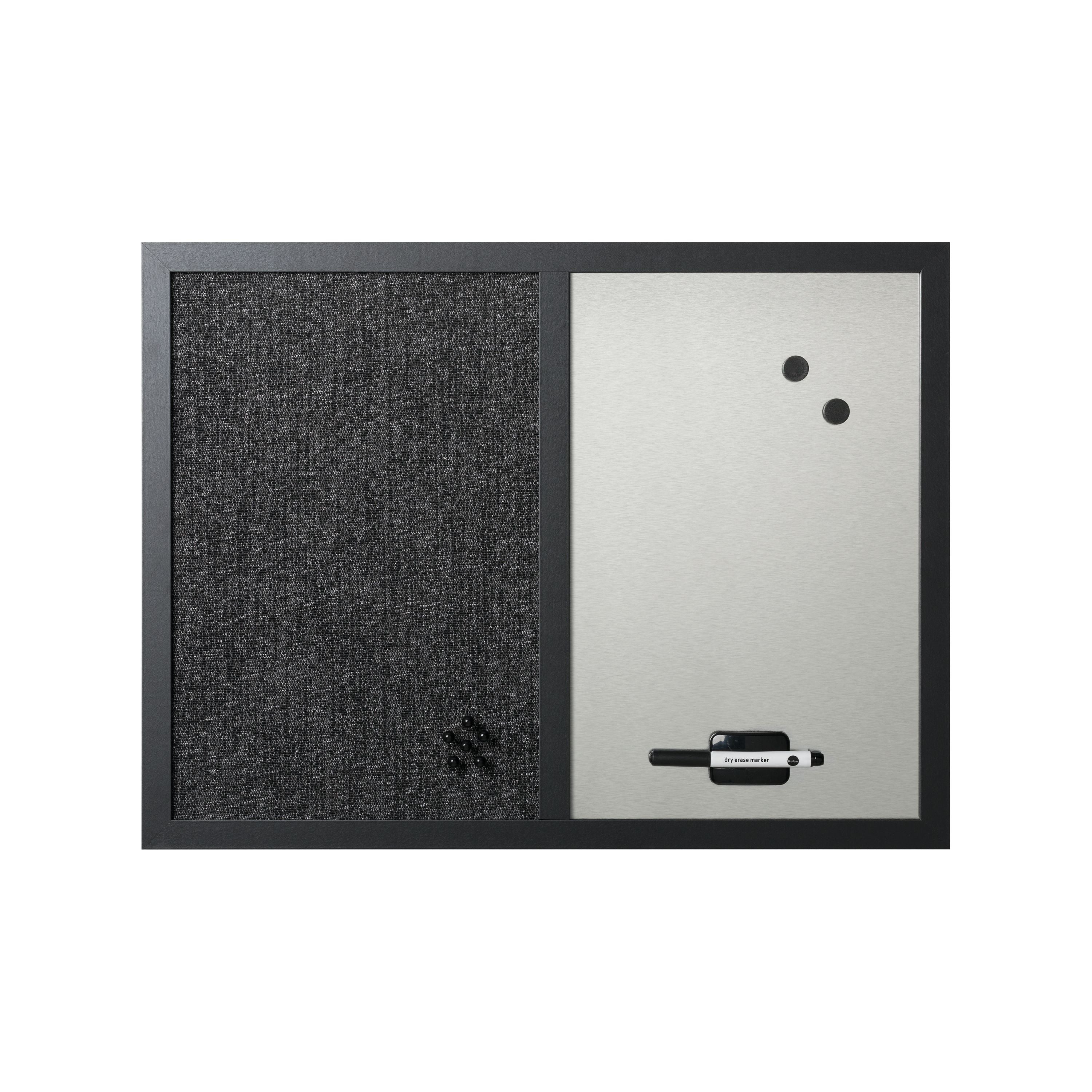 Bi-office Black Shadow Message Boards Black Frame – (Pack of 3)