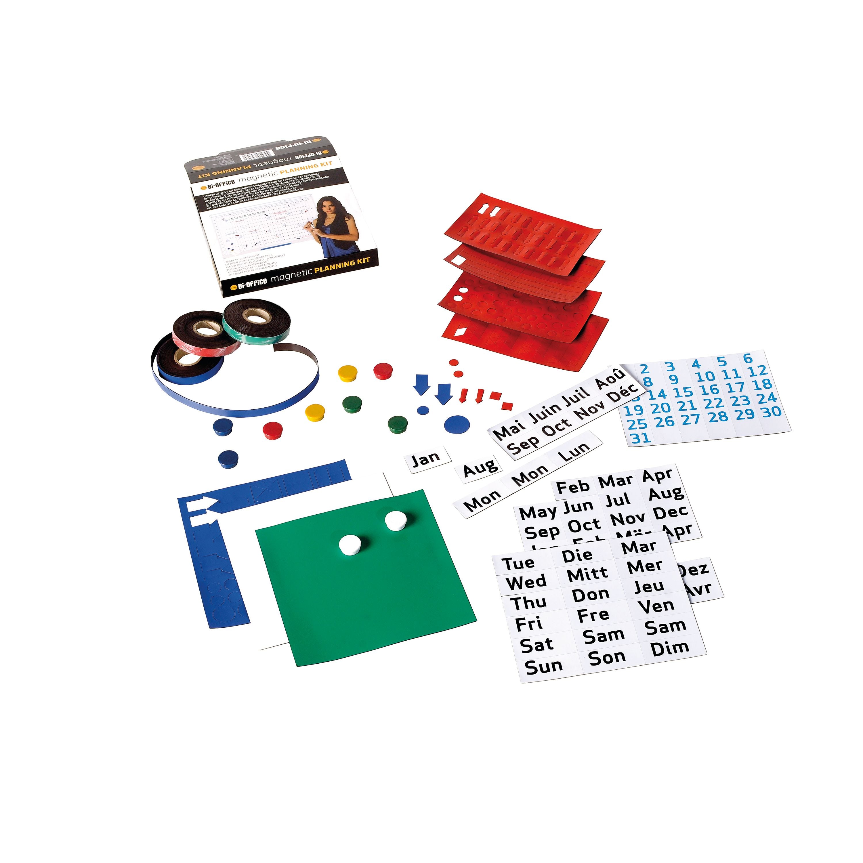 Bi-office Magnetic Planning Kit Kt1717