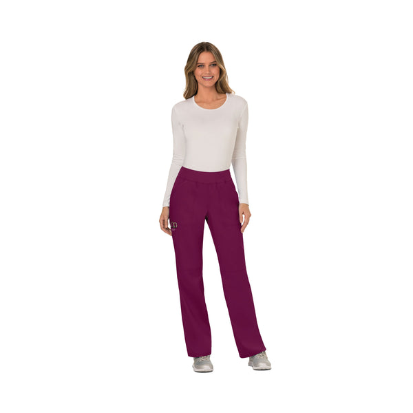 Cherokee Revolution Female Cargo Trousers Wine S Chww110/wine/s