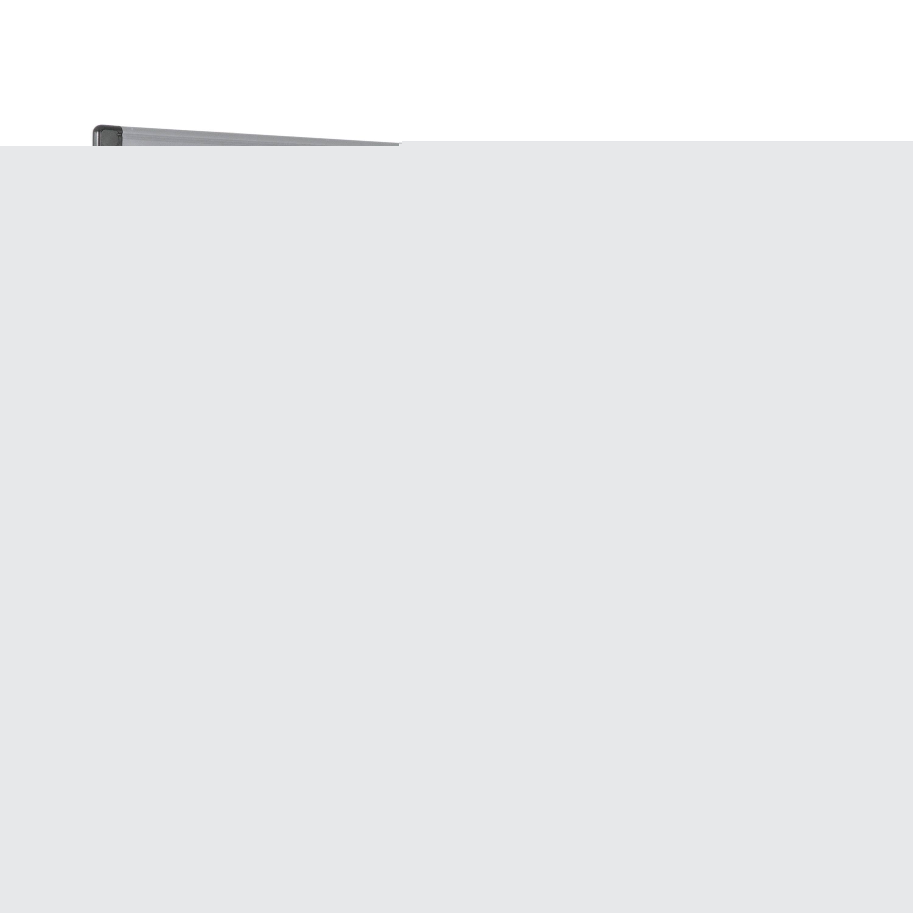 Bi-office Aluminium Finish Drywipe Board 600x450mm Mb0412186
