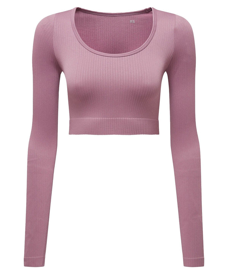 Tri Dri Womens Ribbed Seamless '3d Fit' Crop Top - TR224