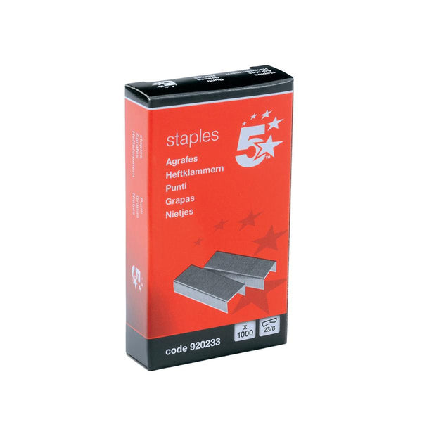 STAPLES Office Staples 23/8 - (Pack of 1000)