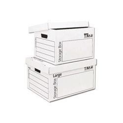 5 Star Office Storage Box Large Size 355x430x290 Mm  (Pack of 10)