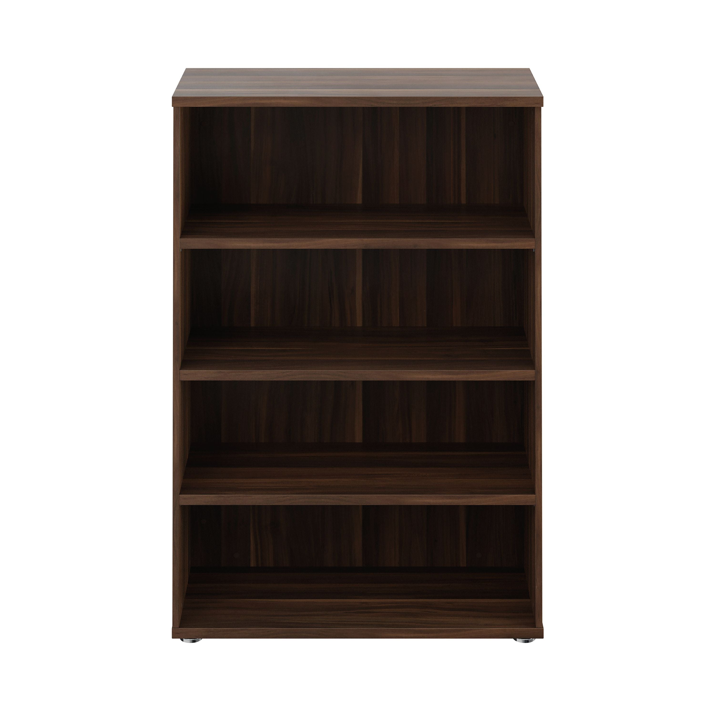 Avior Executive Bookcase 1005x404x1560mm Dark Walnut Kf821946