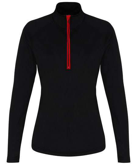 Tri Dri Women'S Long Sleeve Performance Zip - TR120