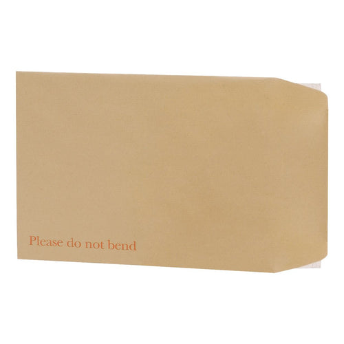 5 Star Office Envelopes Recycled Board Backed Hot Melt Peel/seal 241x178mm Manilla – (Pack of 125)