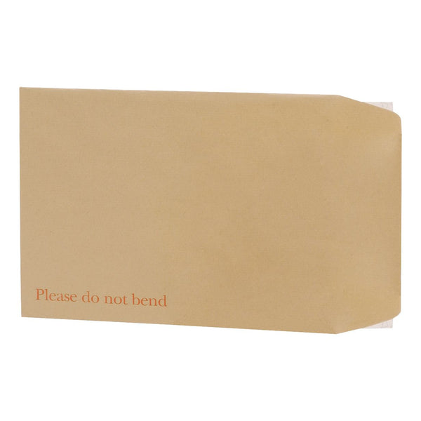 5 Star Office Envelopes Recycled Board Backed Hot Melt Peel/seal 241x178mm Manilla  (Pack of 125)