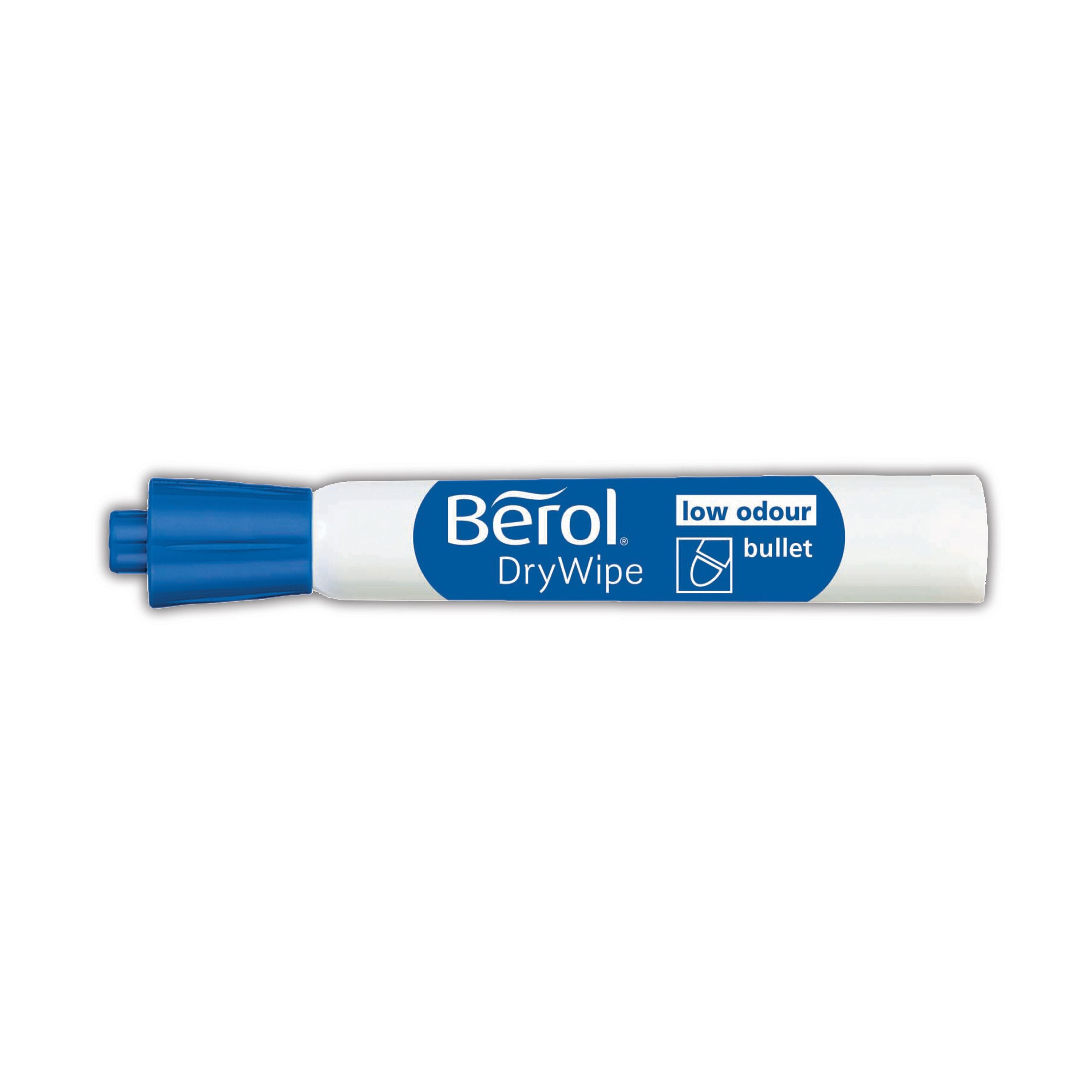 Berol Drywipe Marker Bullet Tip Assorted – (Pack of 8)