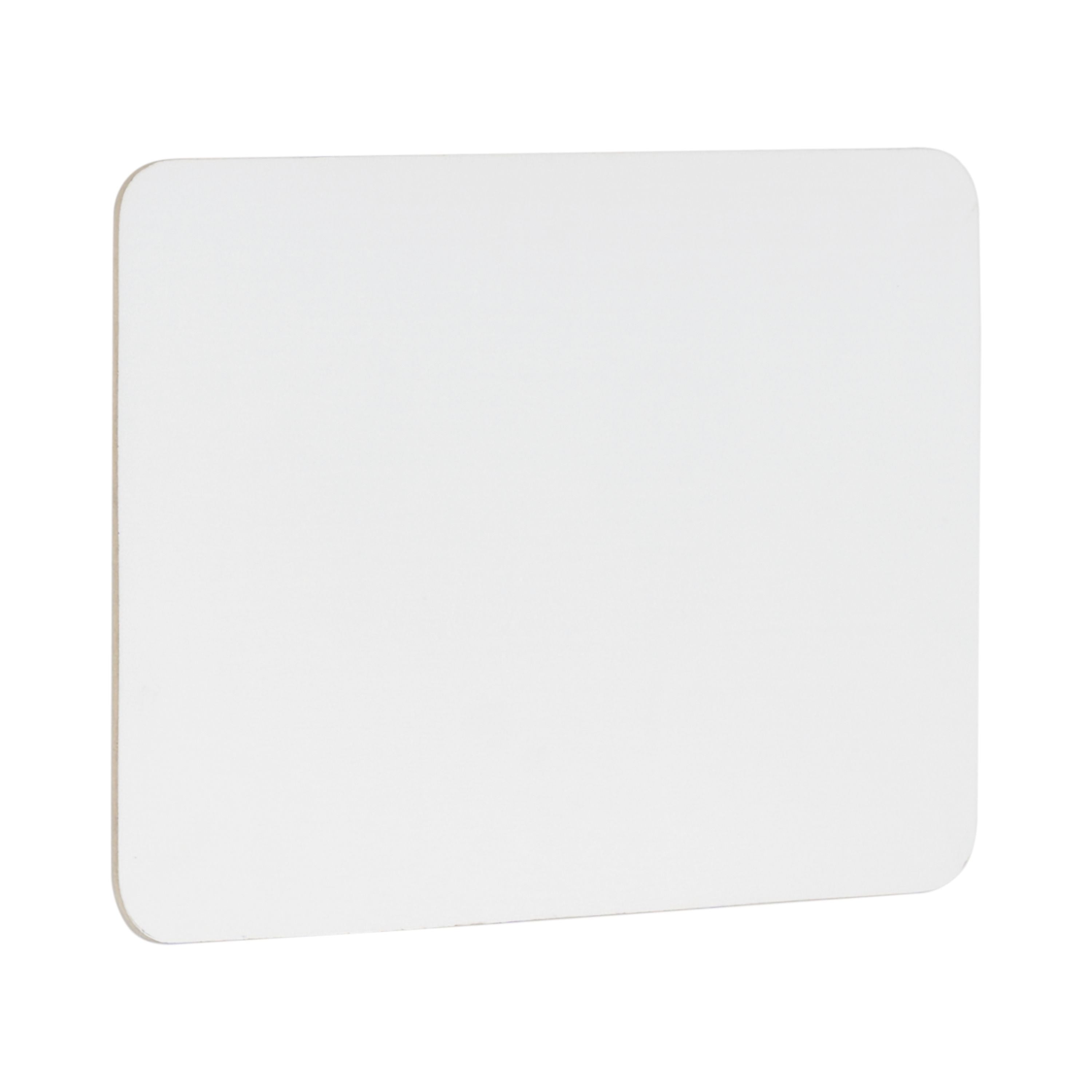 Bi-office Frameless Non-magnetic Whiteboard Double Plain Surface A4 – (Pack of 6)