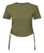 Tri Dri Womens Ruched Crop Top - TR069 - thumbnail 3