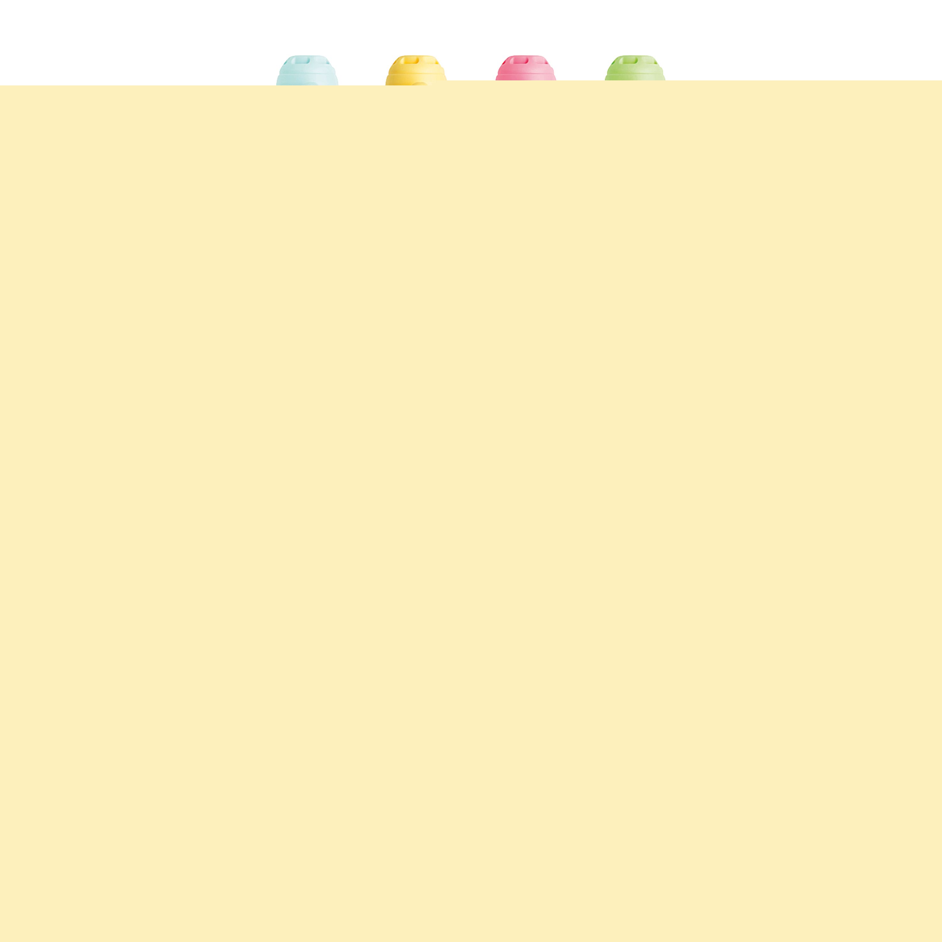 Bic Highlighter Grip Assorted Pastel - (Pack of 4)