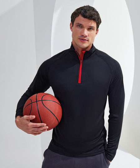 Tri Dri Long Sleeve Performance Zip - TR110