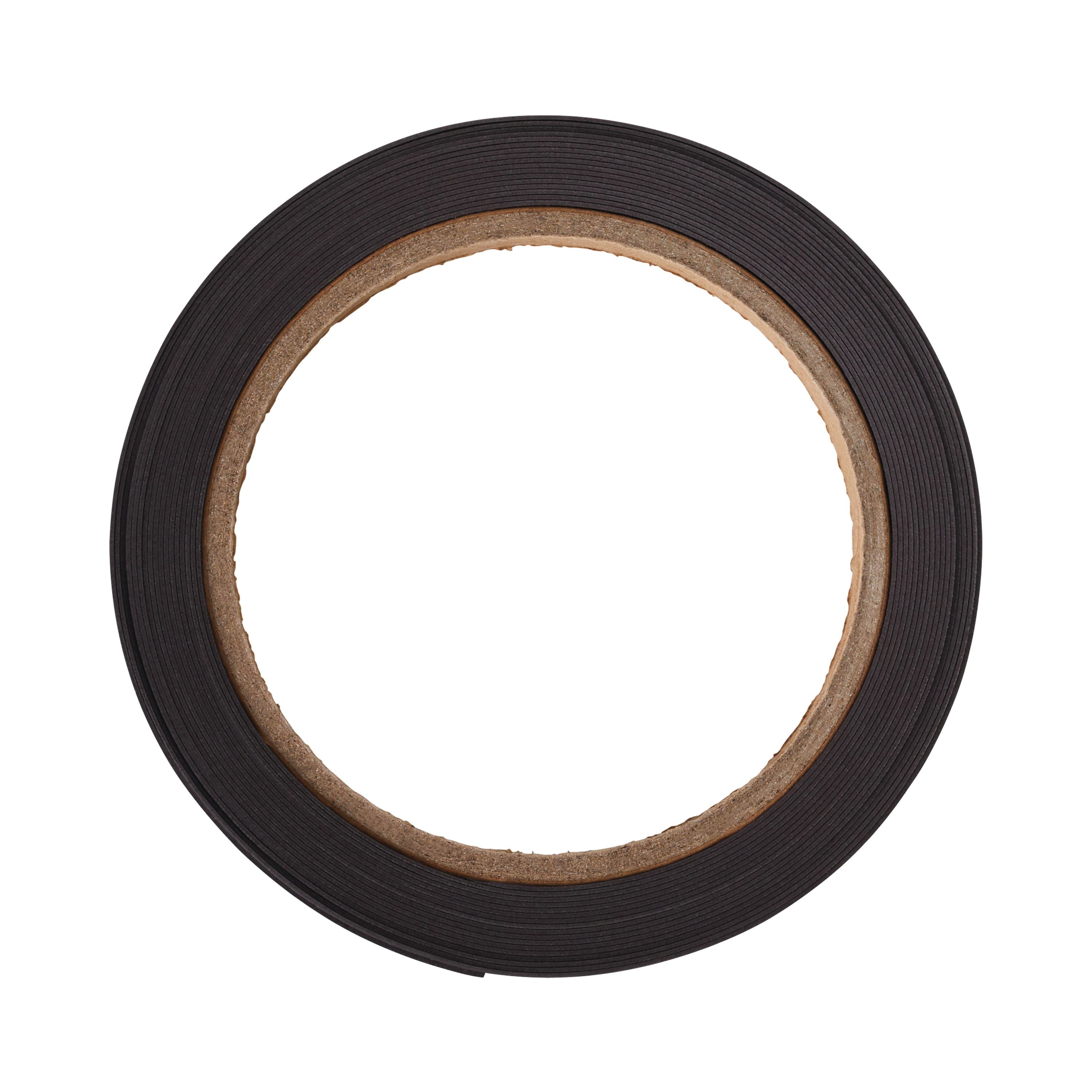 Bi-office Magnetic Tape 10mmx5m Black – (Pack of 1)