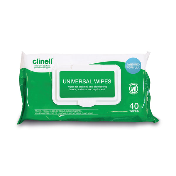 Clinell Universal Wipes (pack Of 40) Cw40