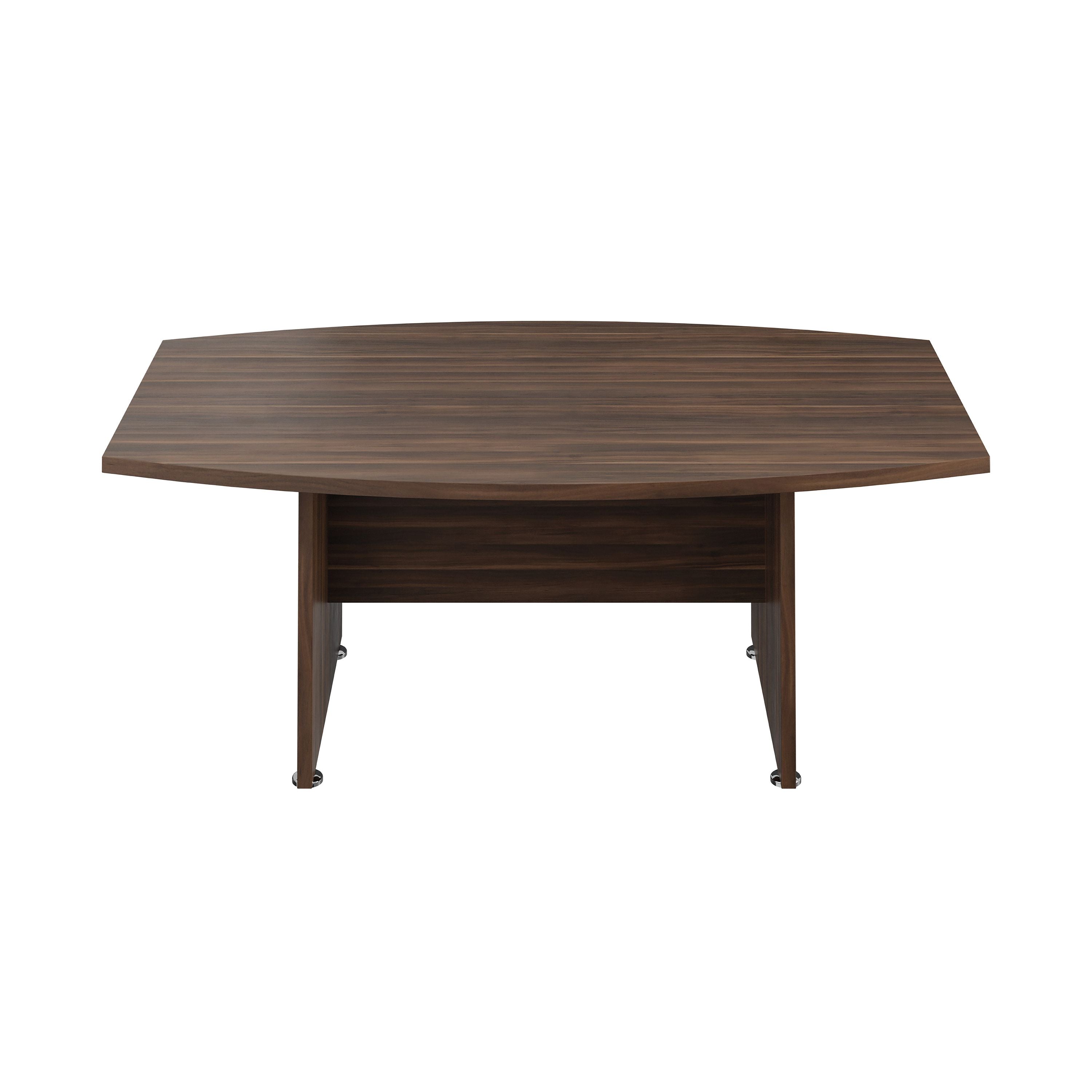 Avior Executive Boardroom Meeting Table 1800x1150x750mm Dark Walnut