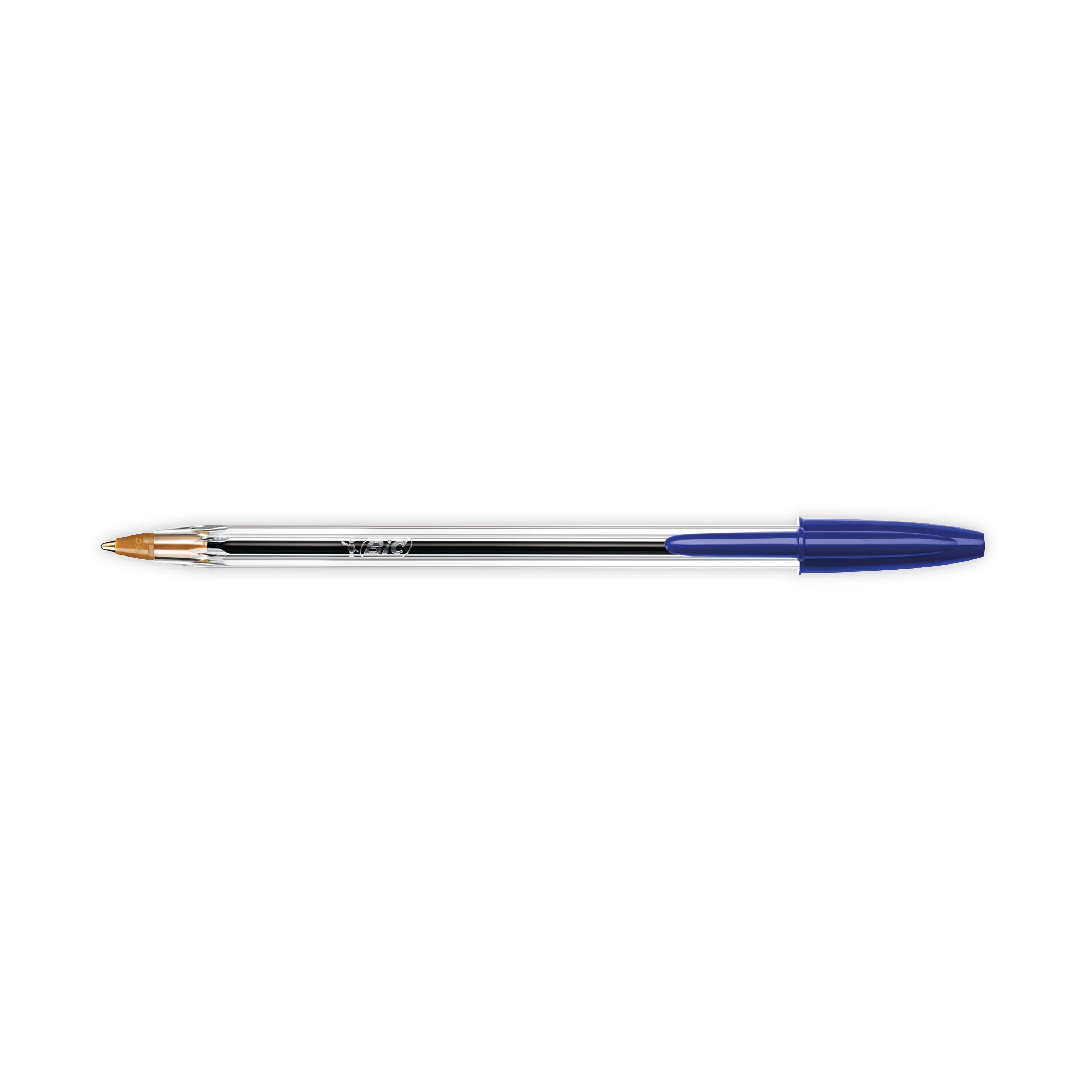 Bic Cristal Ballpoint Pen Medium Blue – (Pack of 100)