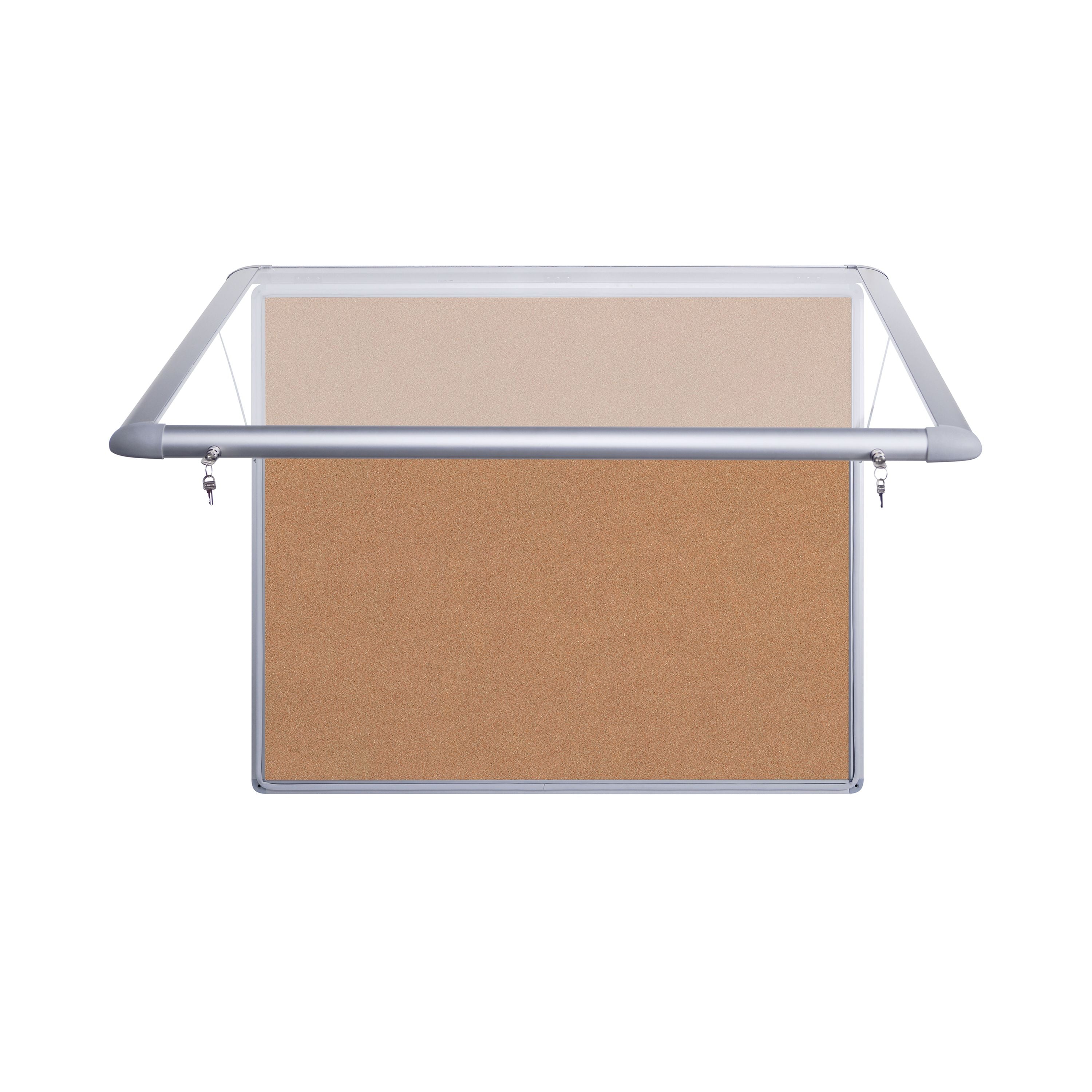 Bi-office Mastervision Out Display Cork Lockable Door Top Hinged 18xa4 Vt390601760
