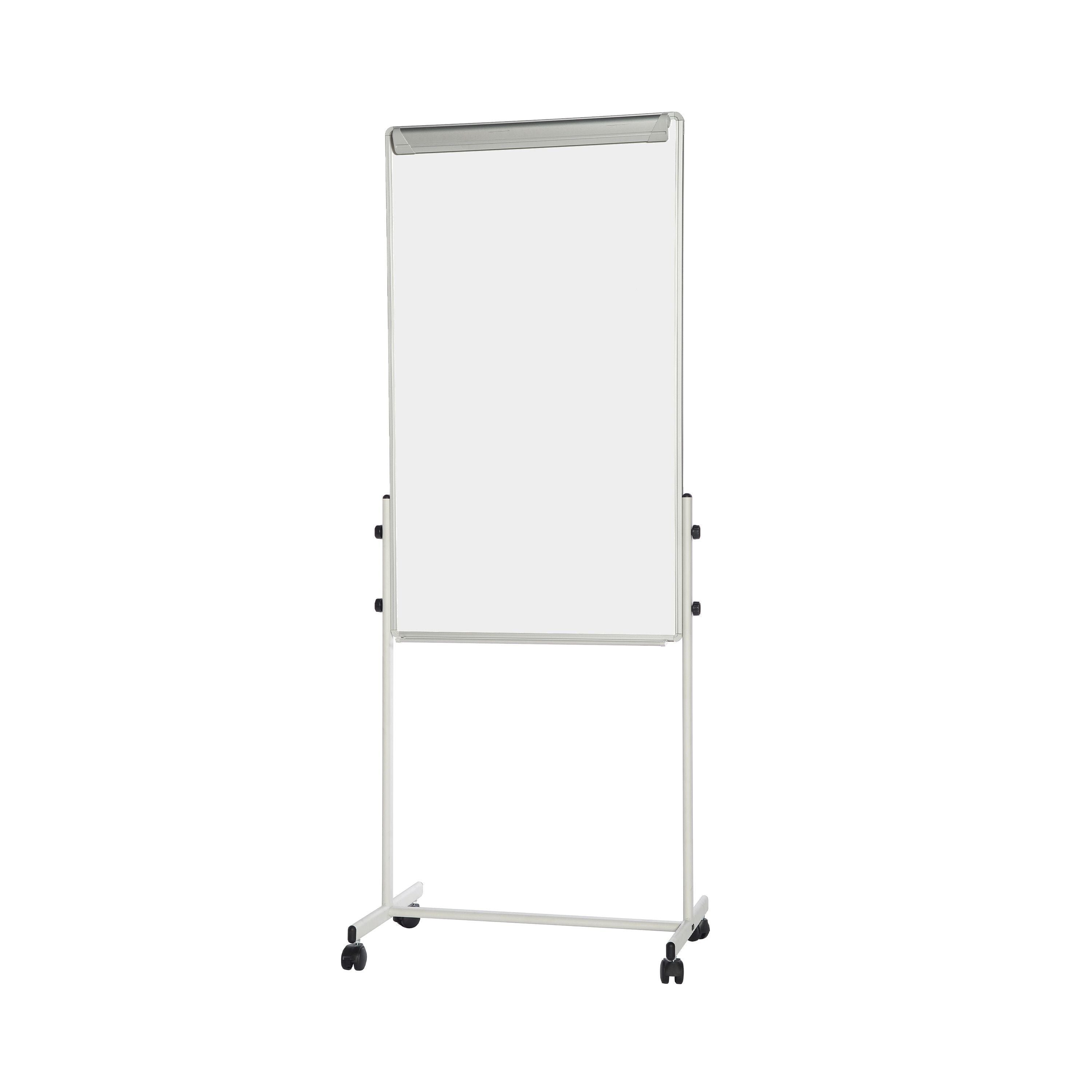 Bi-office White Portable Duo Board And Flipchart Easel Ea4724075