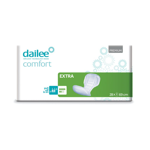 Dailee Comfort Premium Extra Incontinence Pads  (Pack of 28)