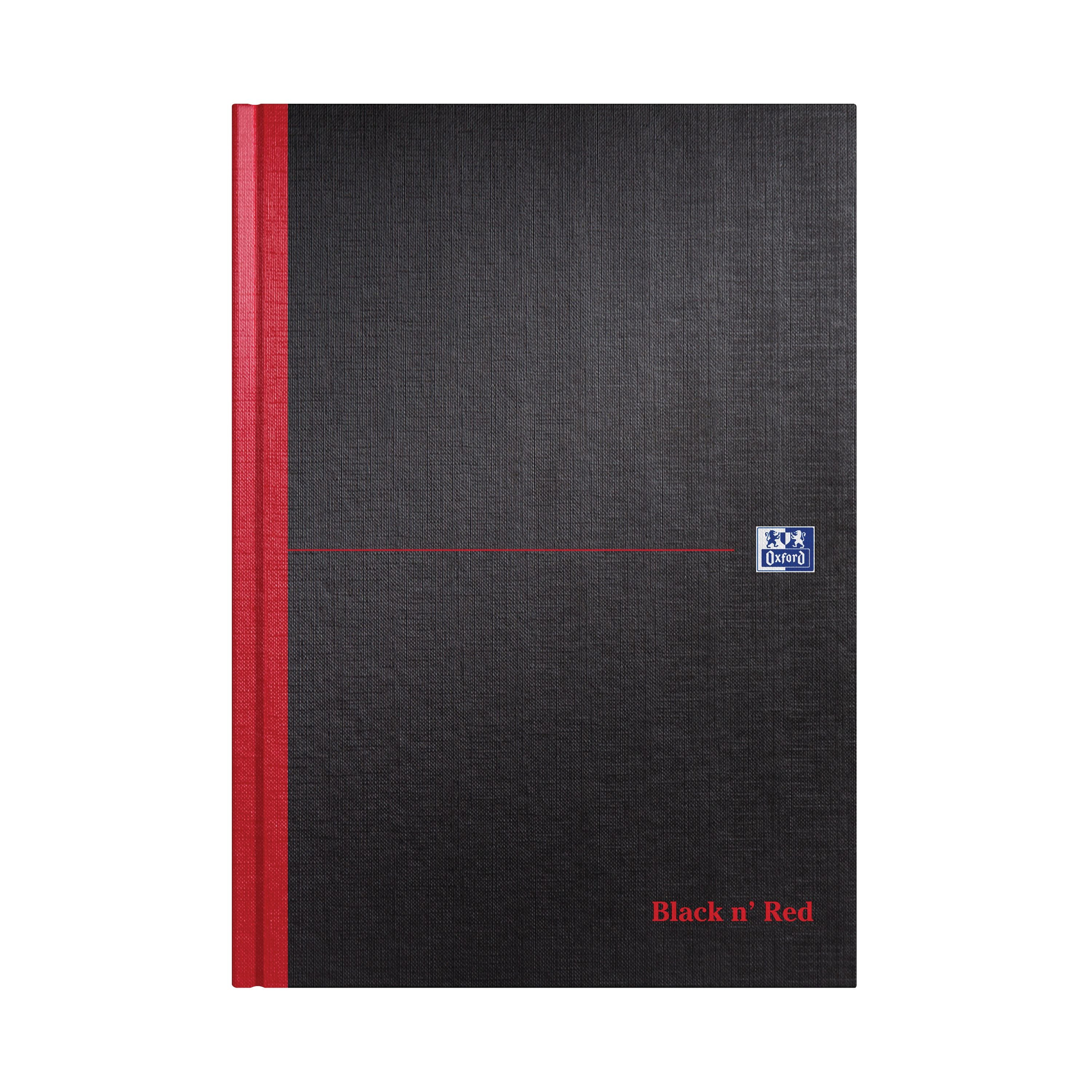 Black N Red Casebound Smart Ruled Hardback Notebook A4 – (Pack of 1)