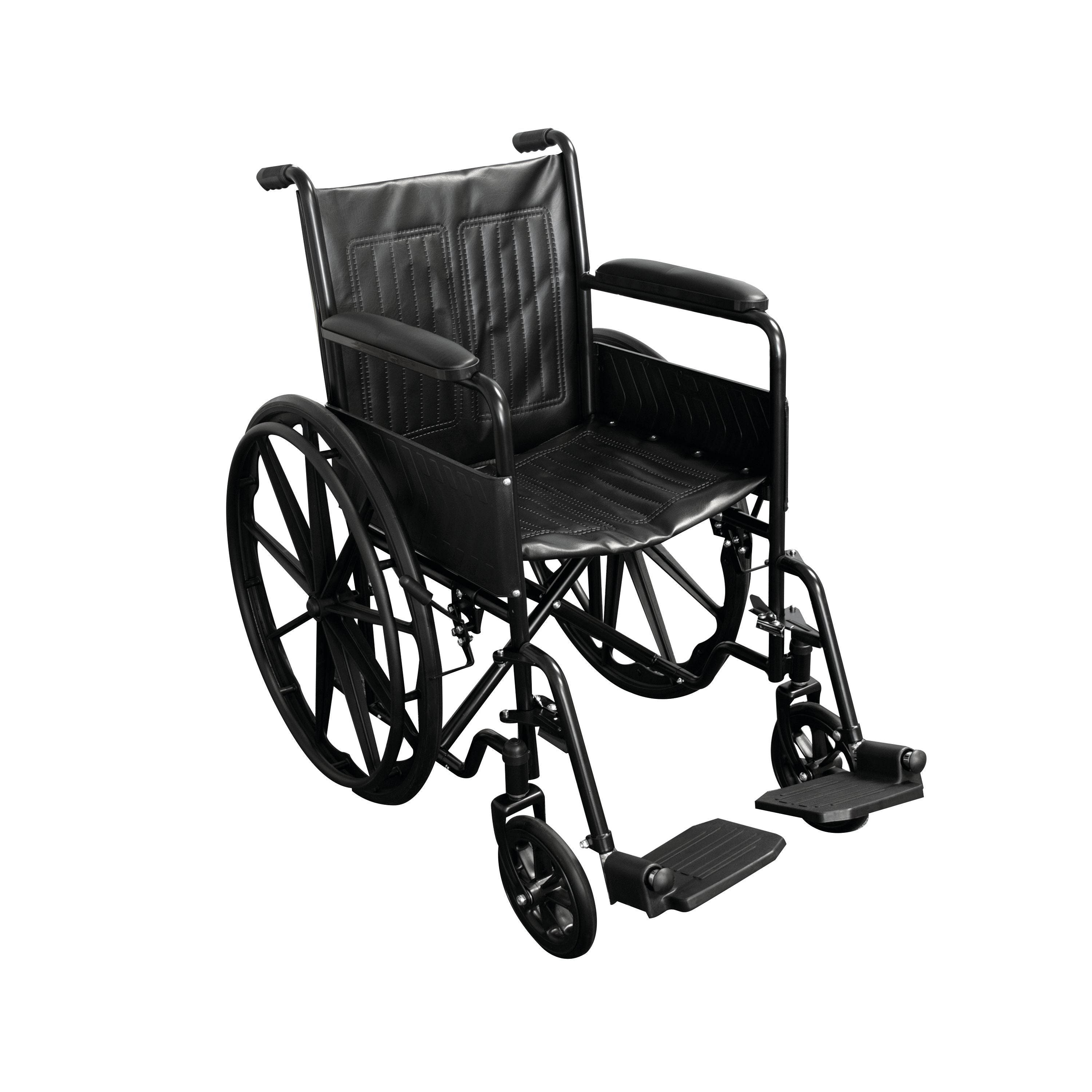Code Red Lightweight Folding Wheelchair 24 Inch Rear Wheel 3047
