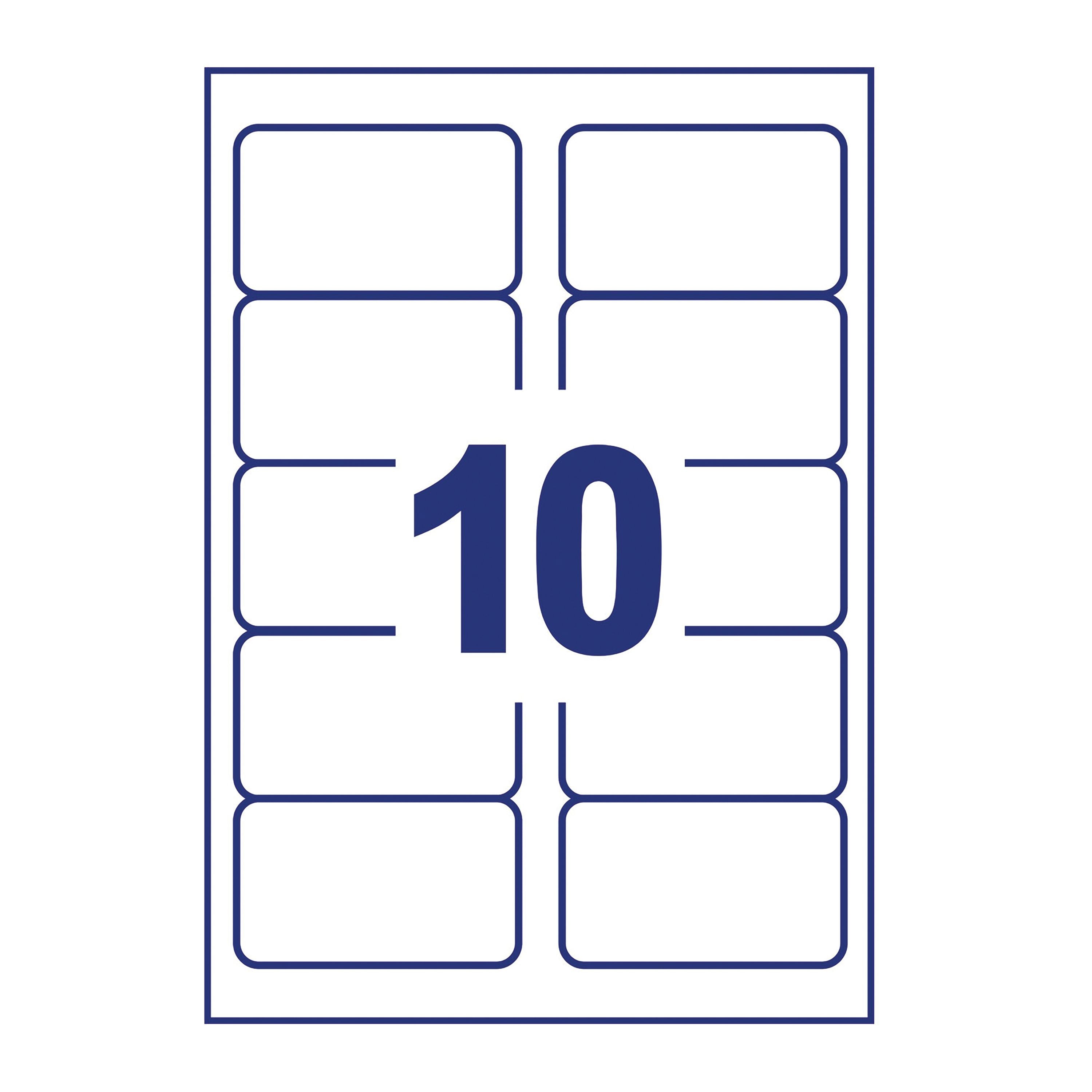 Avery Self-adhesive Name Badges 80x50mm – (Pack of 150)