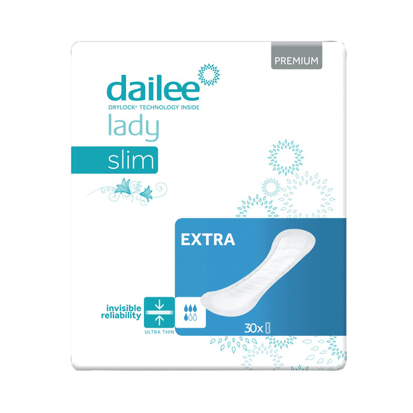 Dailee Lady Premium Slim Extra Incontinence Pads  (Pack of 30)
