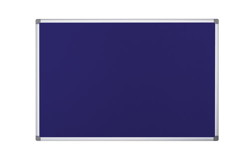 Bi-office Maya Fire Retardant Noticeboard Blue Aluminium Frame 150x120cm Sa1201170