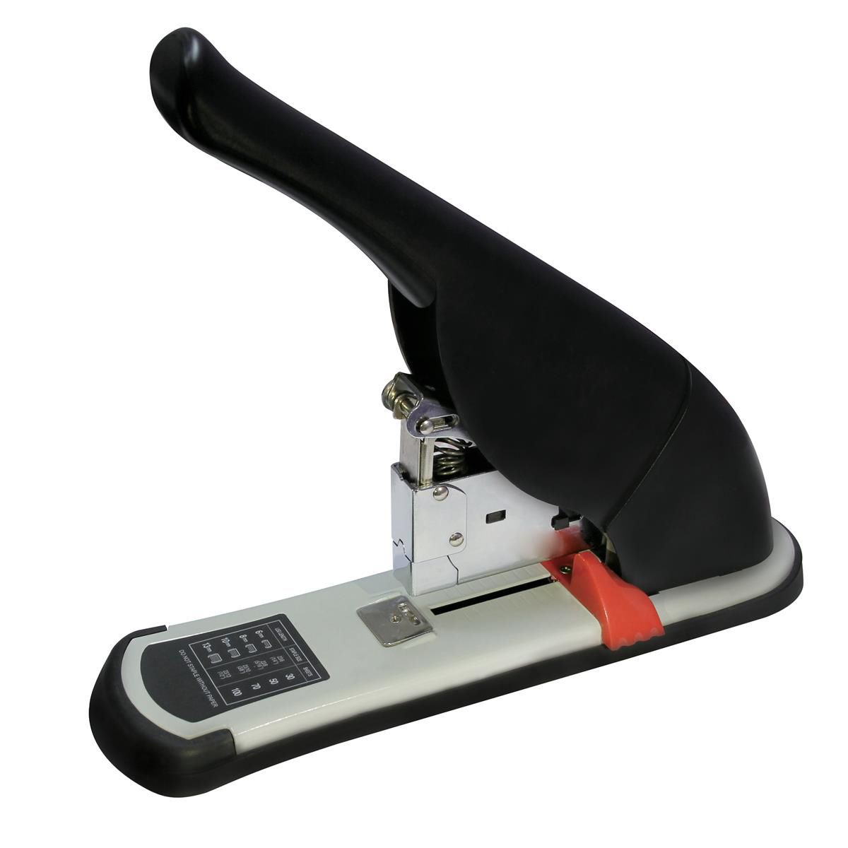 5 Star Office Stapler Heavy Duty Office Lever Arm All-steel Capacity 100 Sheets Black