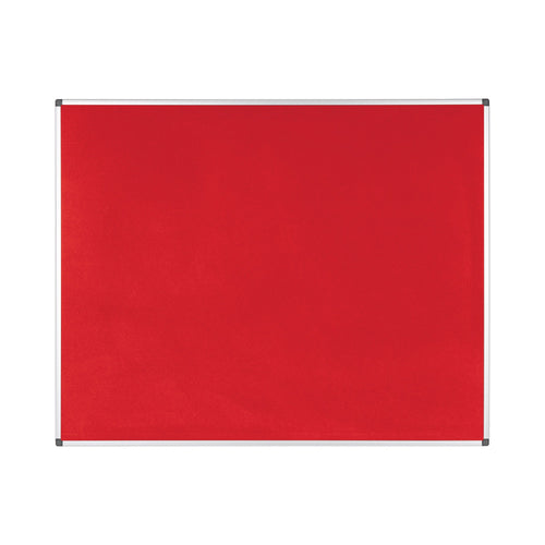 Bi-office New Generation A9 Felt Noticeboard 150x120cm Red Fa1246170