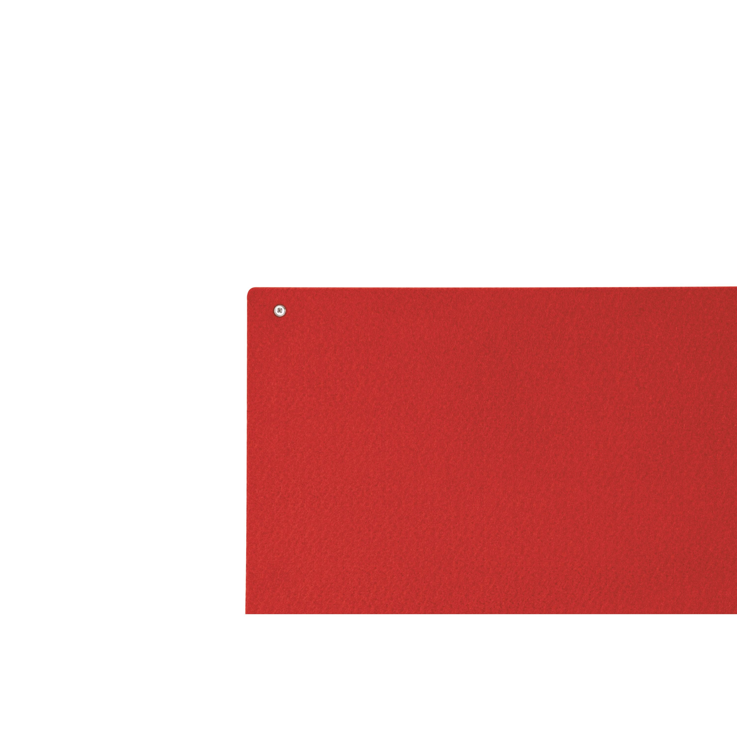 Bi-office Unframed Noticeboard Red Felt Surface 1175x875mm Fb1446397