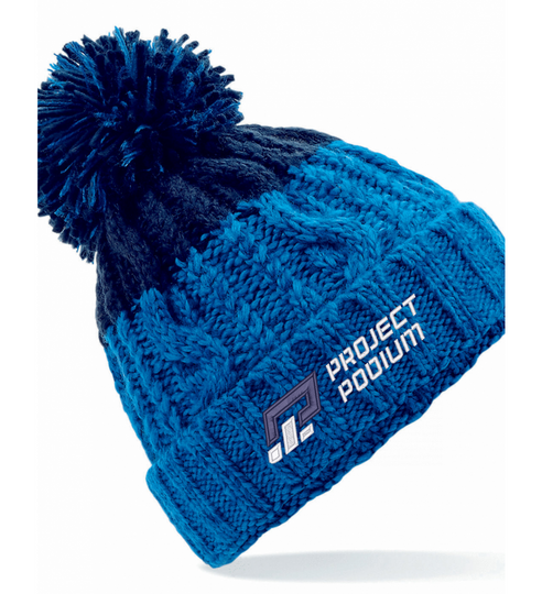 Fergus Barlow Beanie Hat Azure/Black
