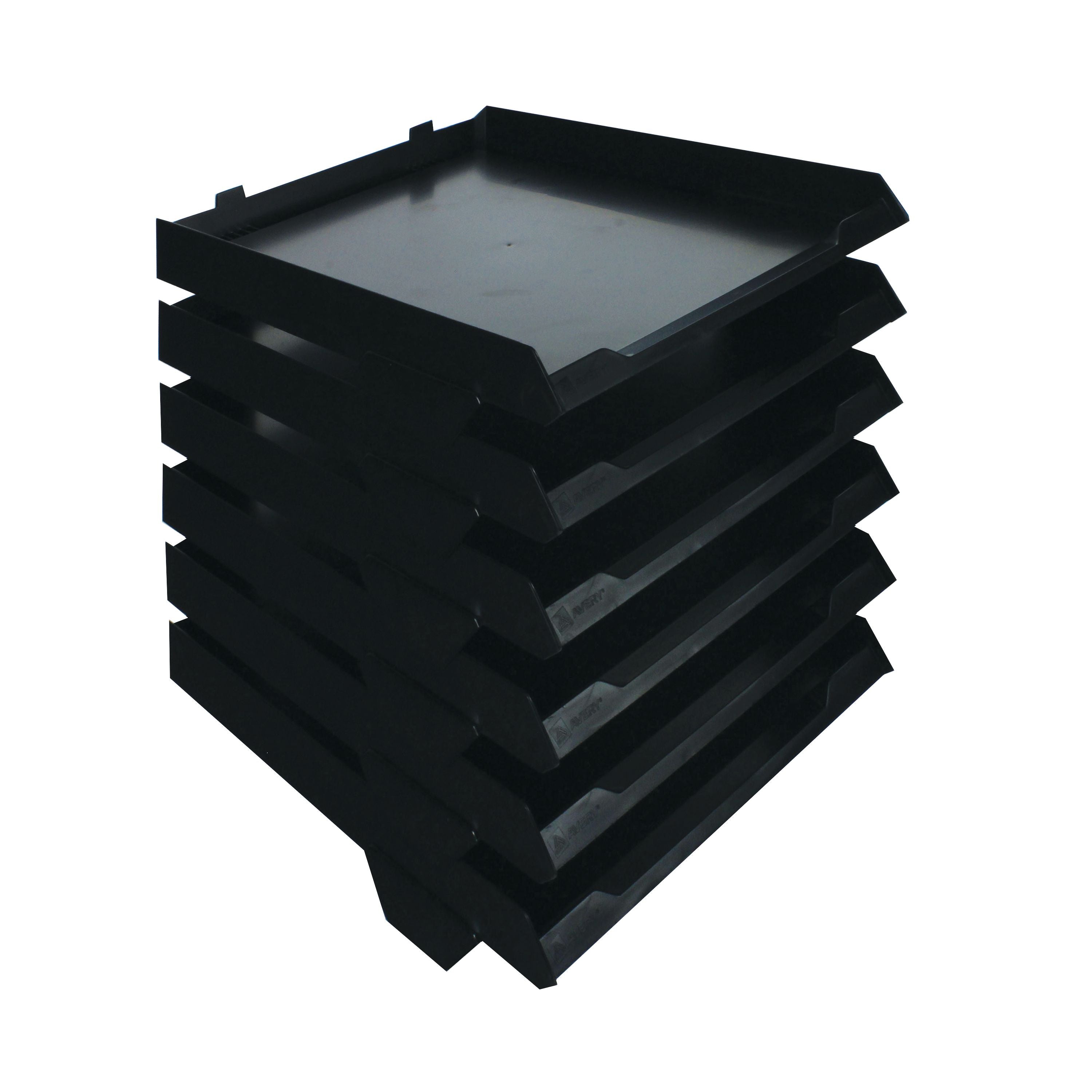 Avery Black A4 6 Tier Paper Stack (w250xd320xh300mm) 5336blk