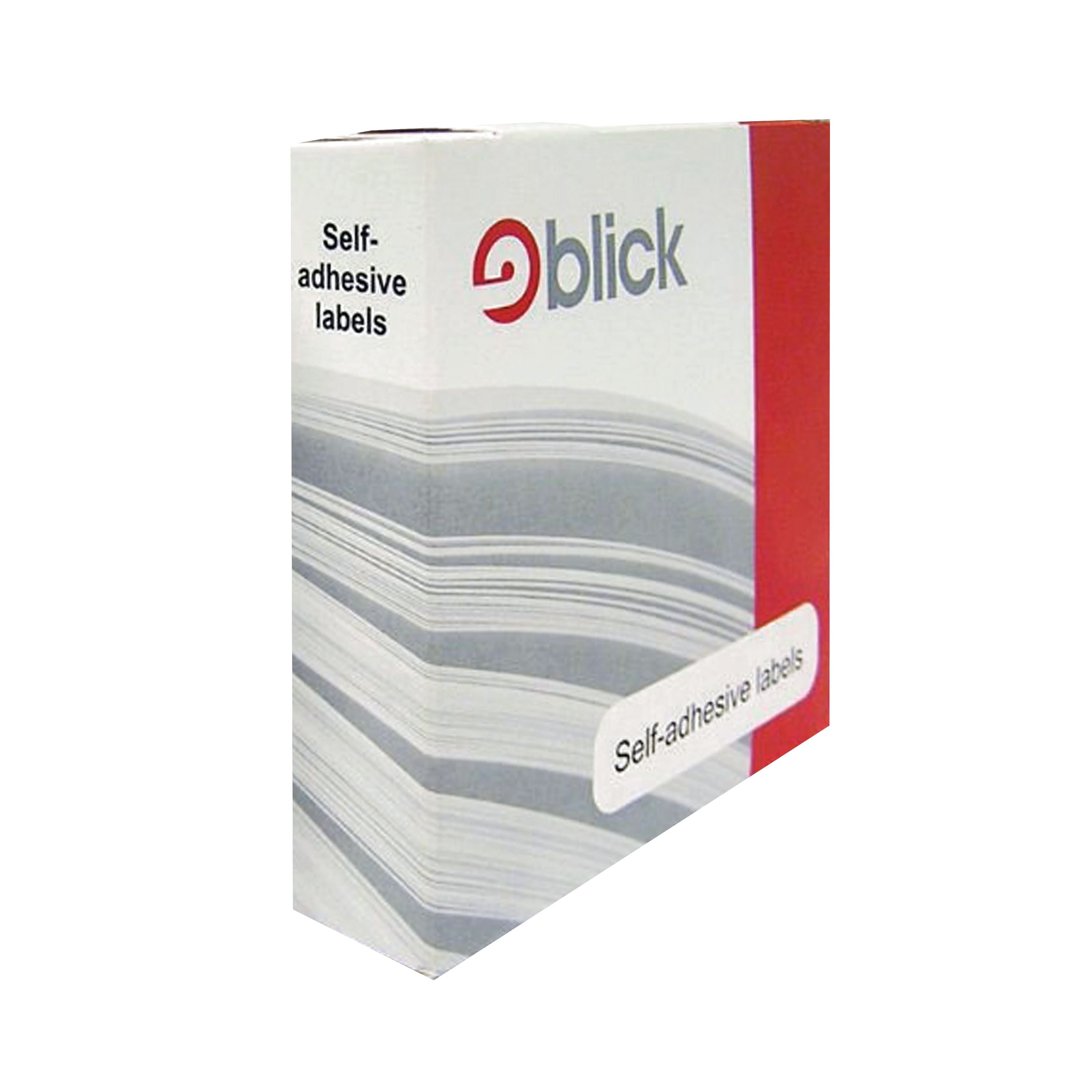 Blick Labels In Dispensers 25x50mm White (Pack of 400)