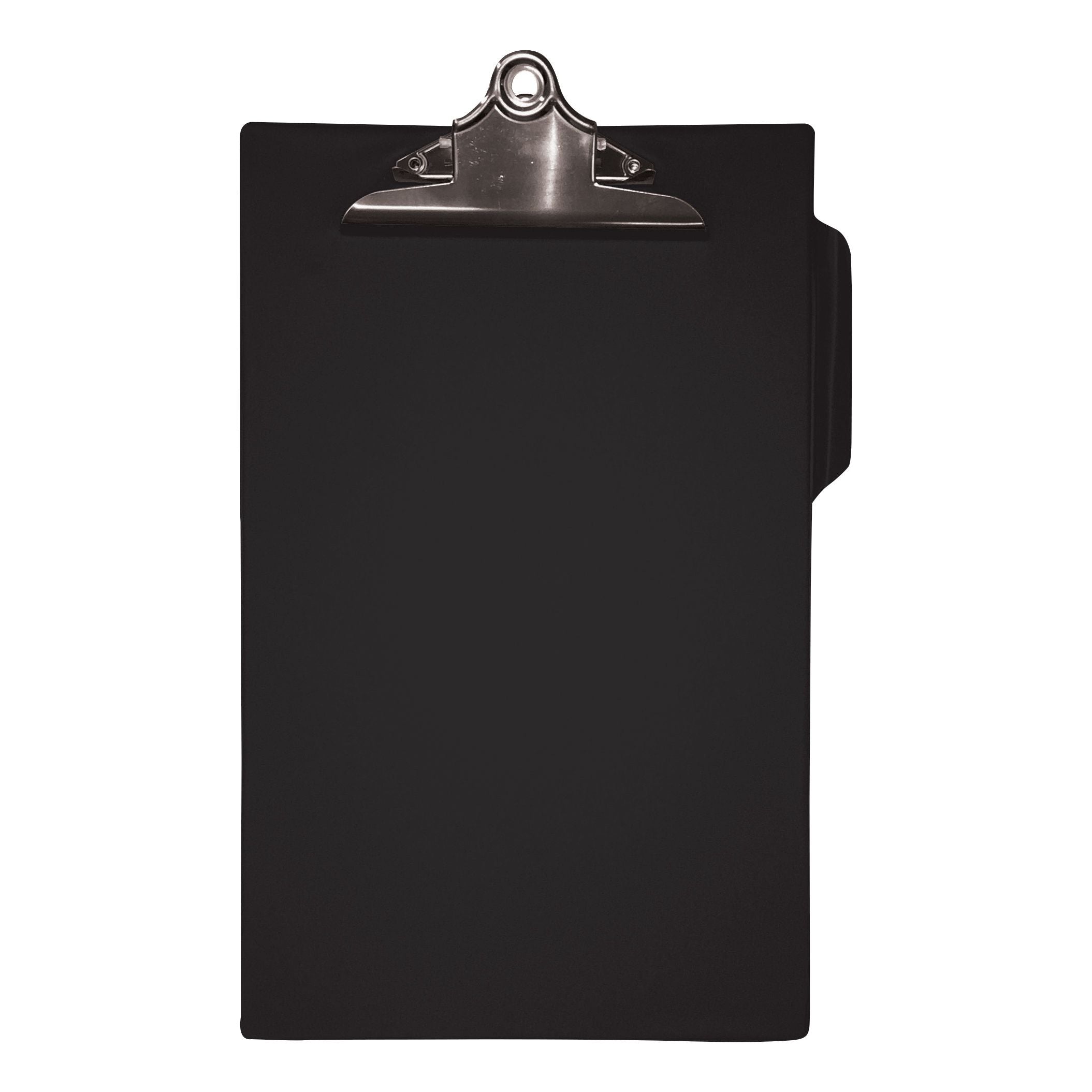 5 Star Office Clipboard Pvc Finish Heavy Duty Foolscap Black