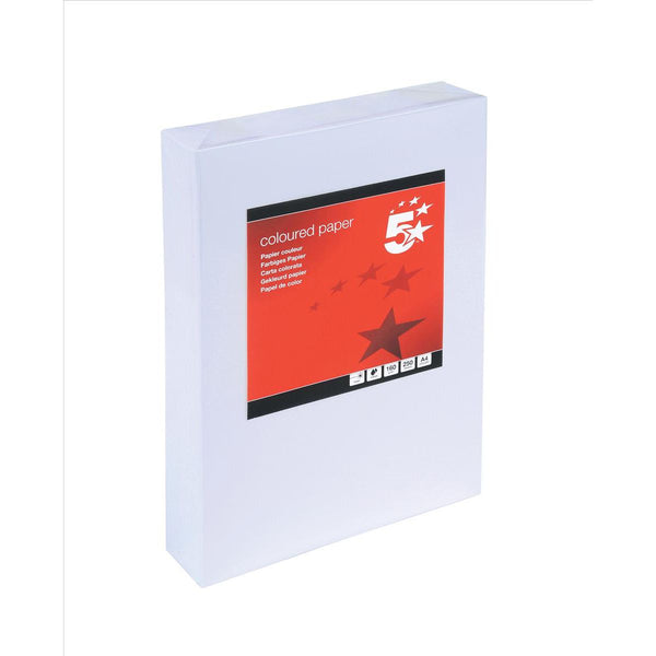 5 Star Office Card Multifunctional 160gsm A4 White  (Pack of 250)