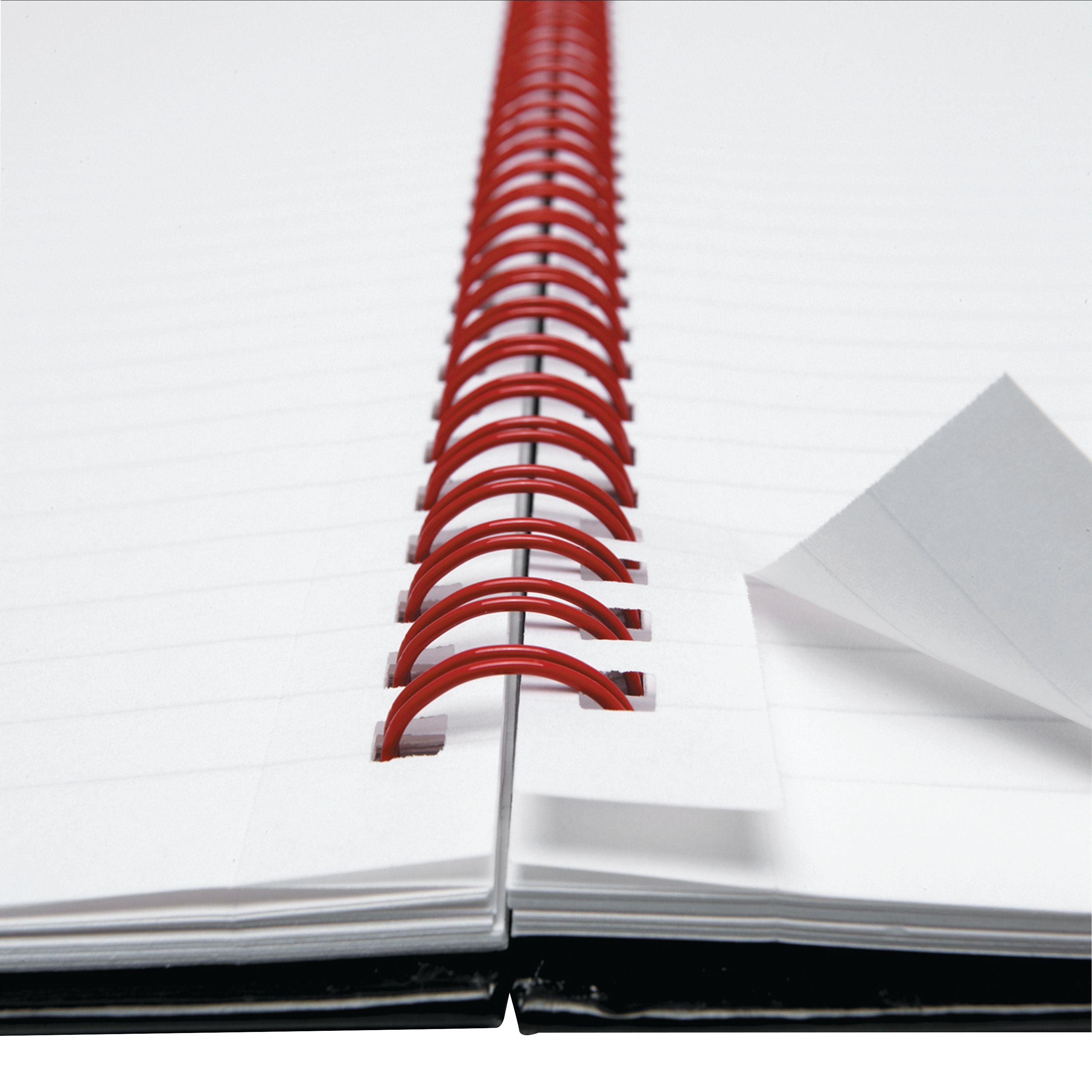 Black N Red Wirebound Ruled Margin Hardback Notebook 140 Pages A5 – (Pack of 5)