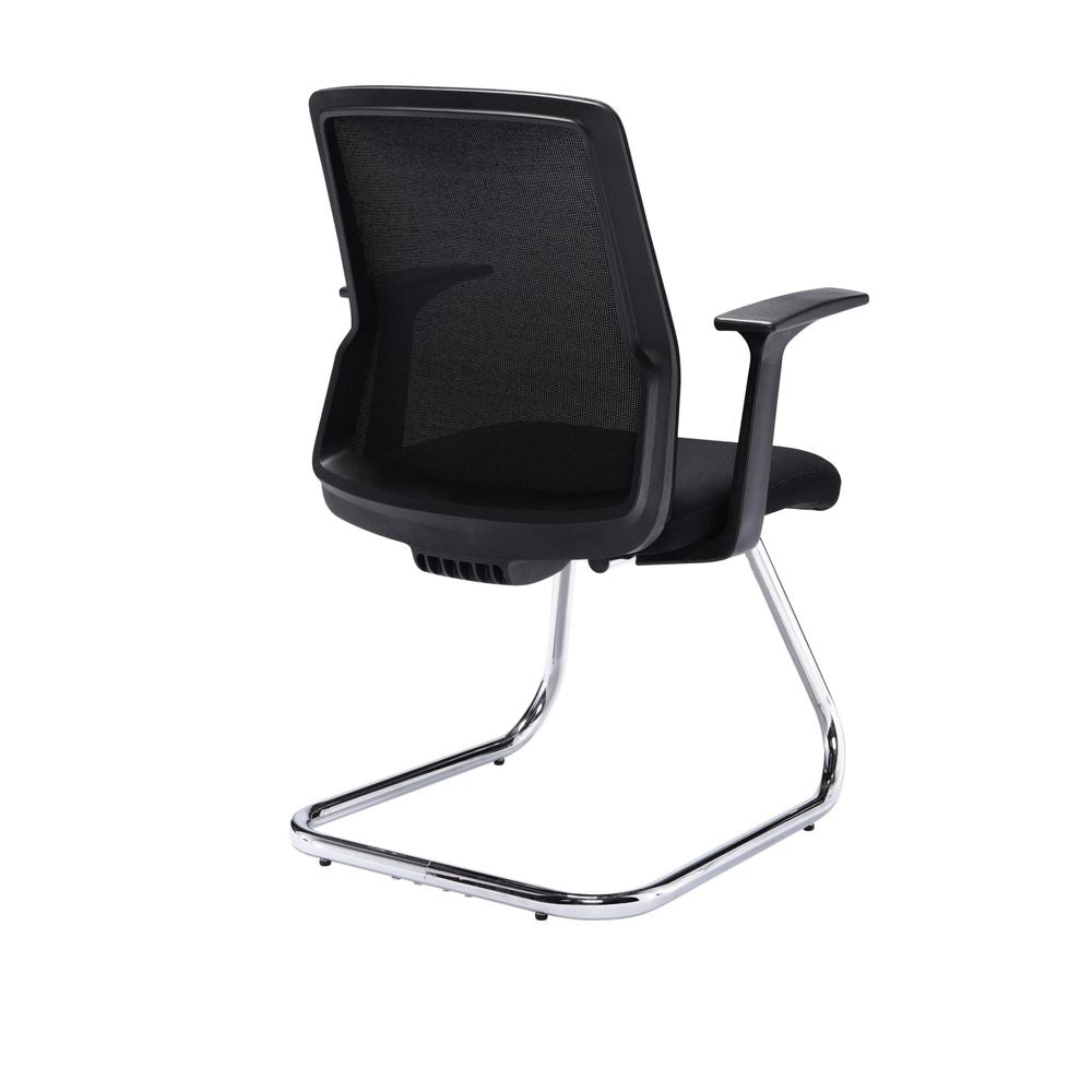 First Jemini Denali Visitor Chair 600x580x890mm Black Kf70061