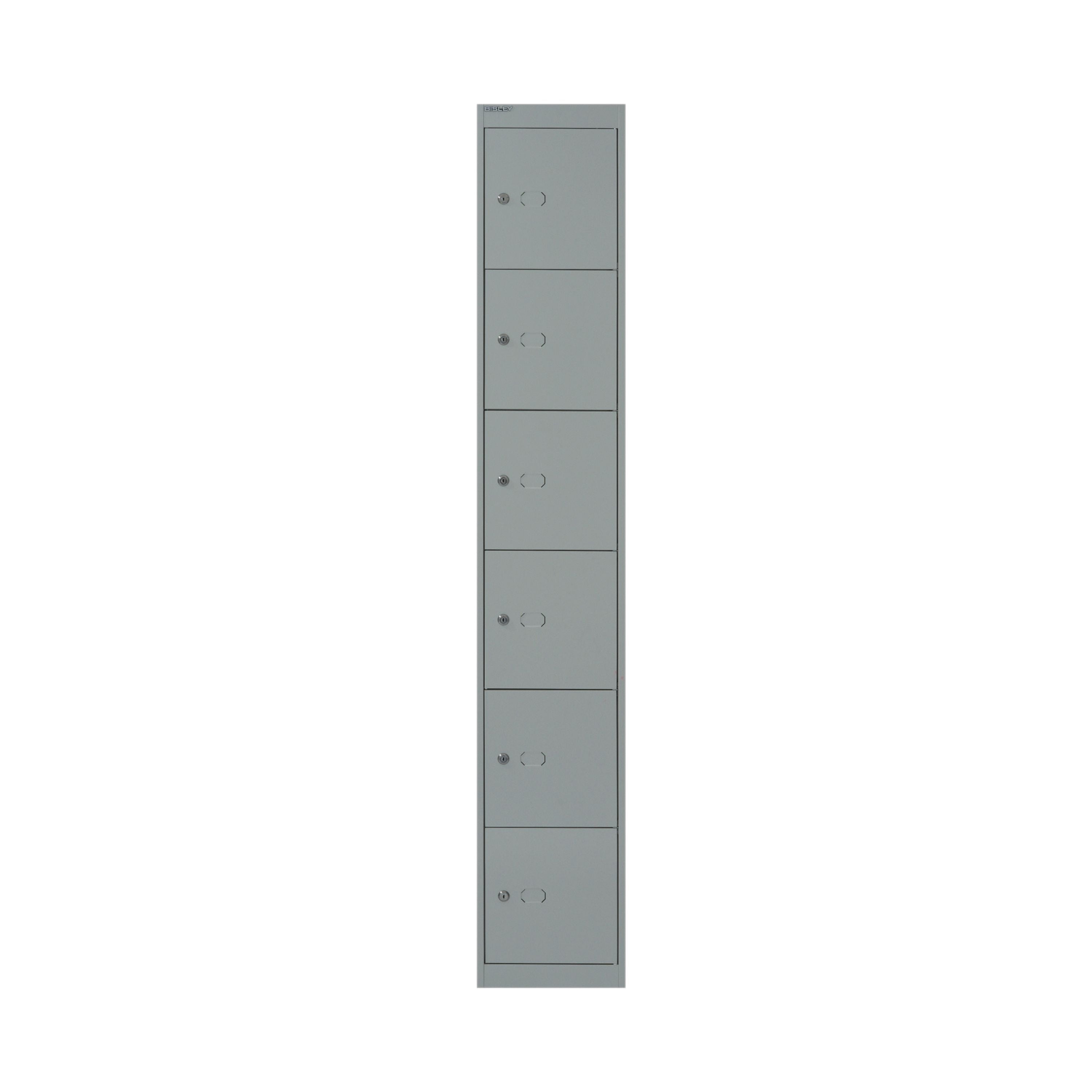 Bisley 6 Door Locker 305x457x1802mm Goose Grey Clk186 Goose