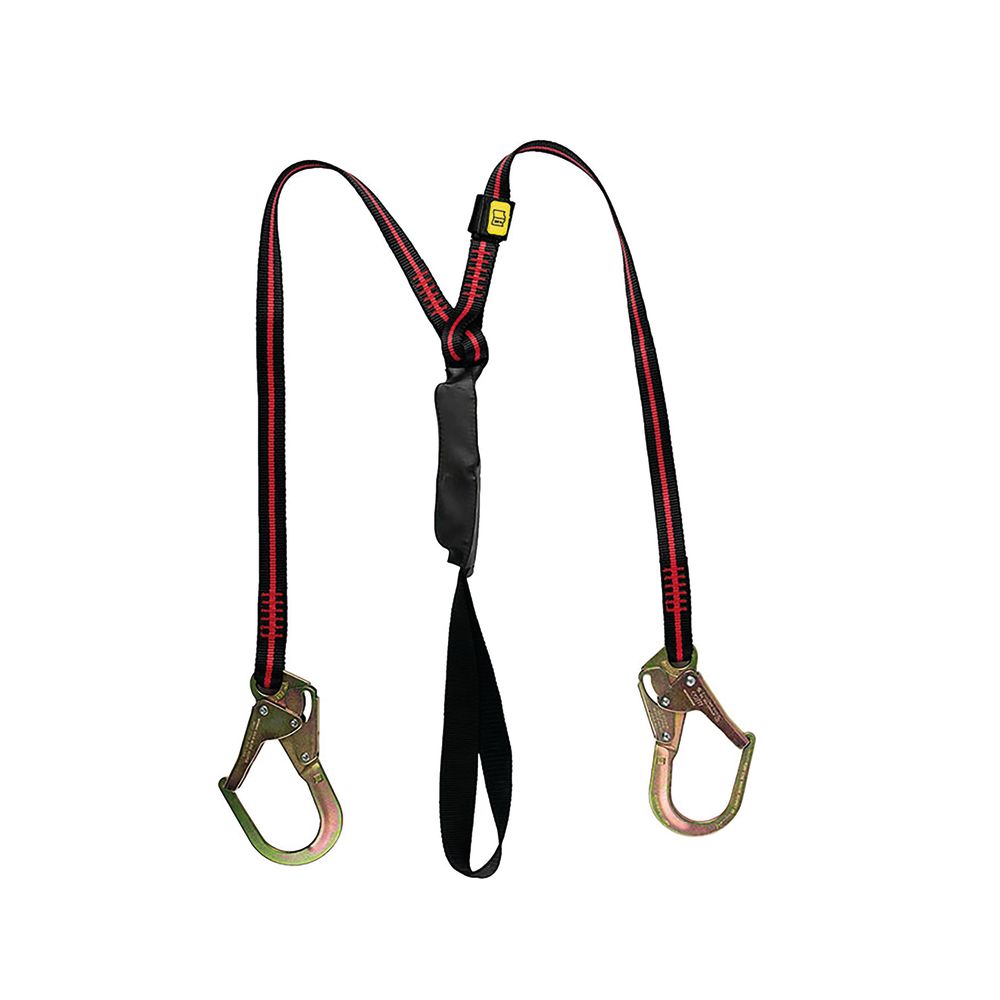 Honeywell Arc Flash Twin Rebar Hook Lanyard Black/red Hwfplarcmteu