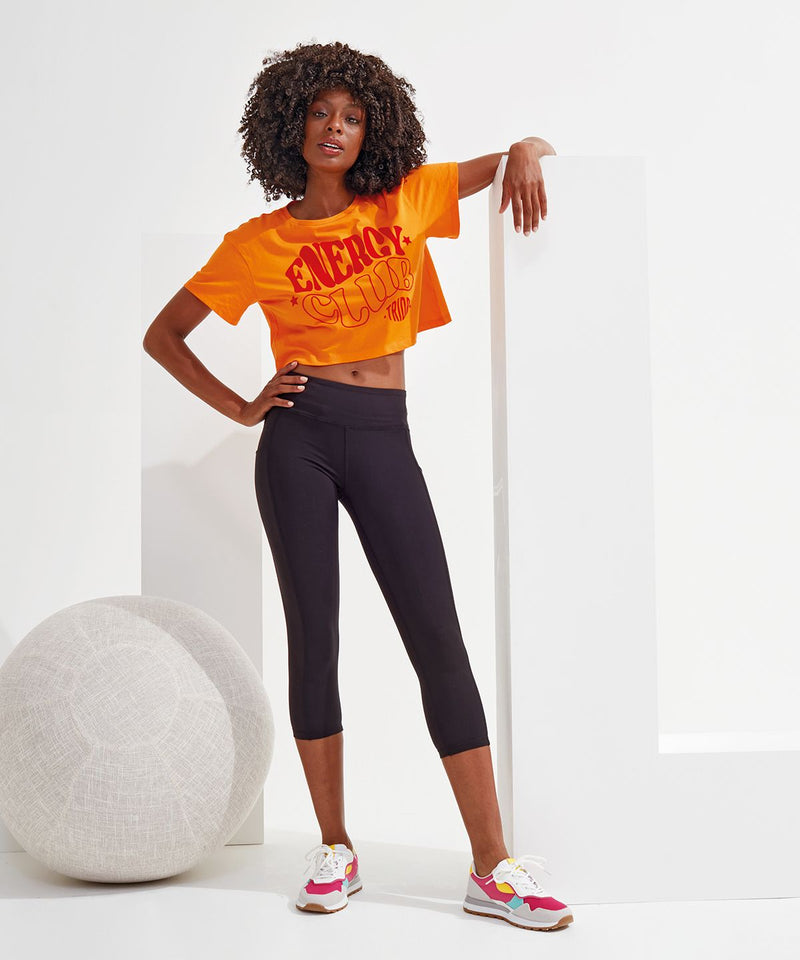 Tri Dri Women's Recycled Performance Leggings 3/4 Length - TR530