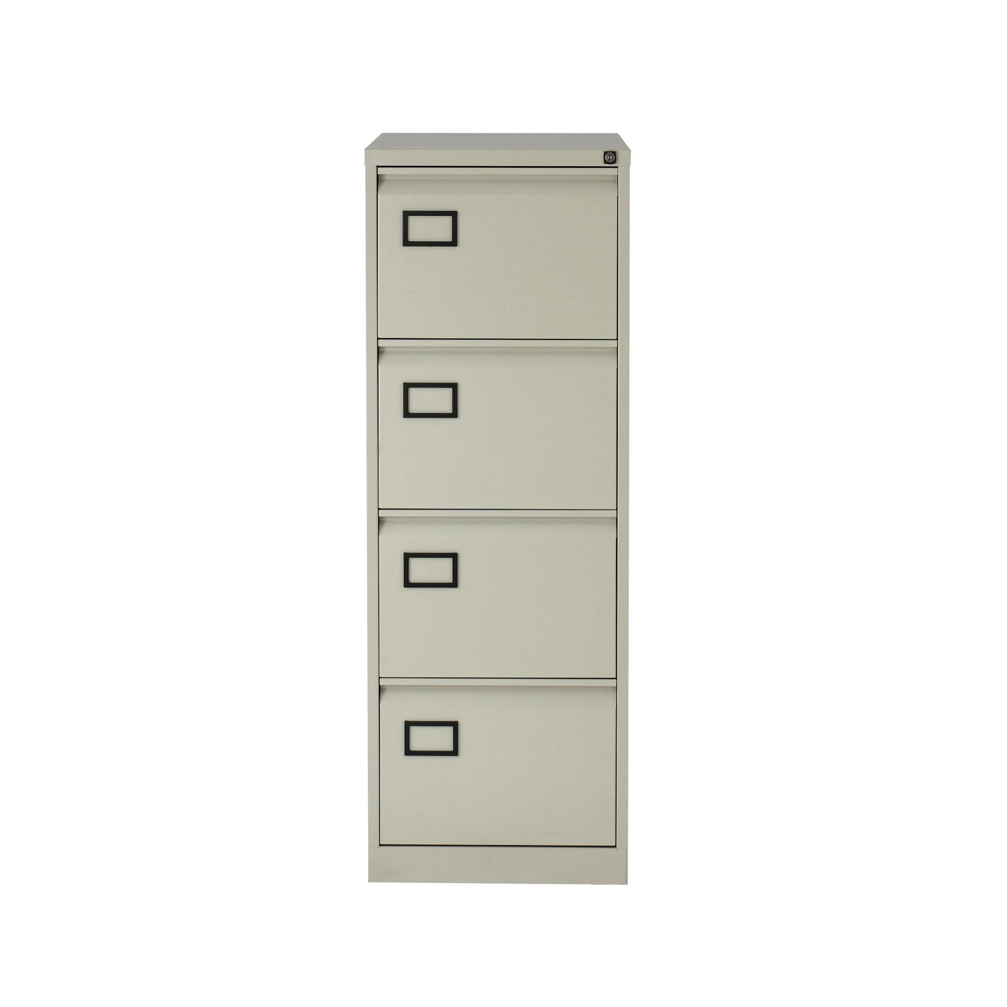 Bisley 4 Drawer Standard Filing Cabinet Goose Grey A0c4