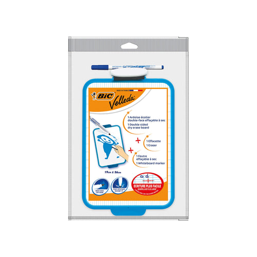 Bic Velleda Drywipe Board 190x260mm Blue 841360